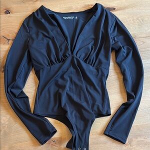Black Long Sleeve Bodysuit